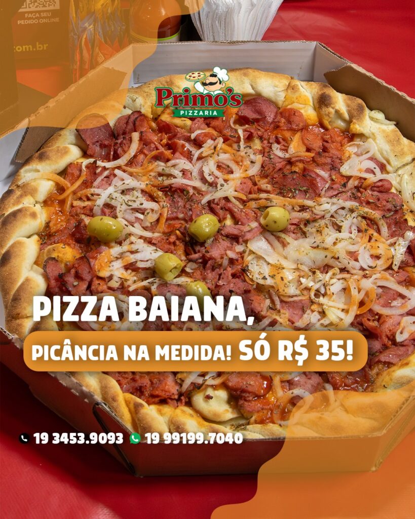 PIizza Baiana só R$35,00